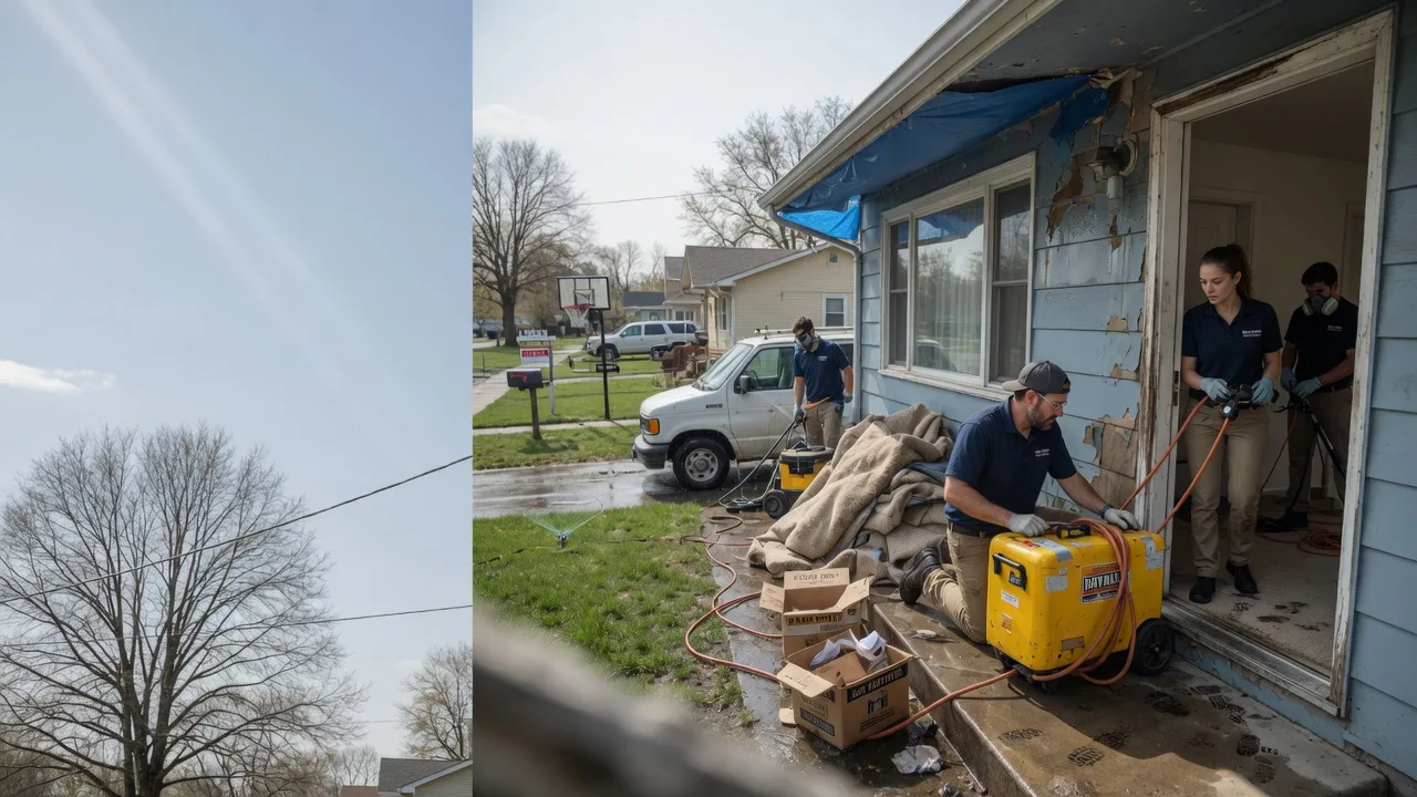 Basement Flood Cleanup in Wolcott, IN near me